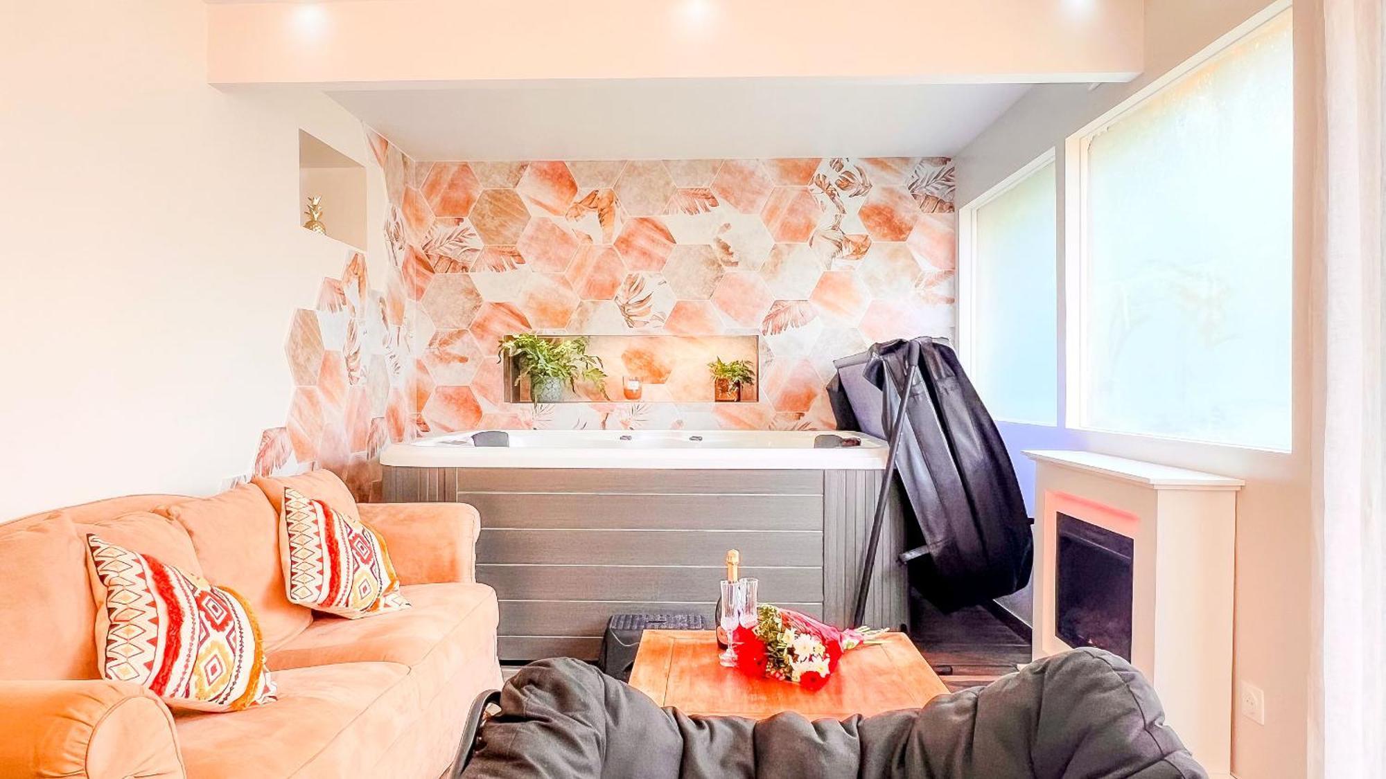 Avec Jacuzzi Privé à Appartement